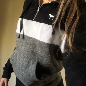 Victoria secret PINK size XS half zip hoodie